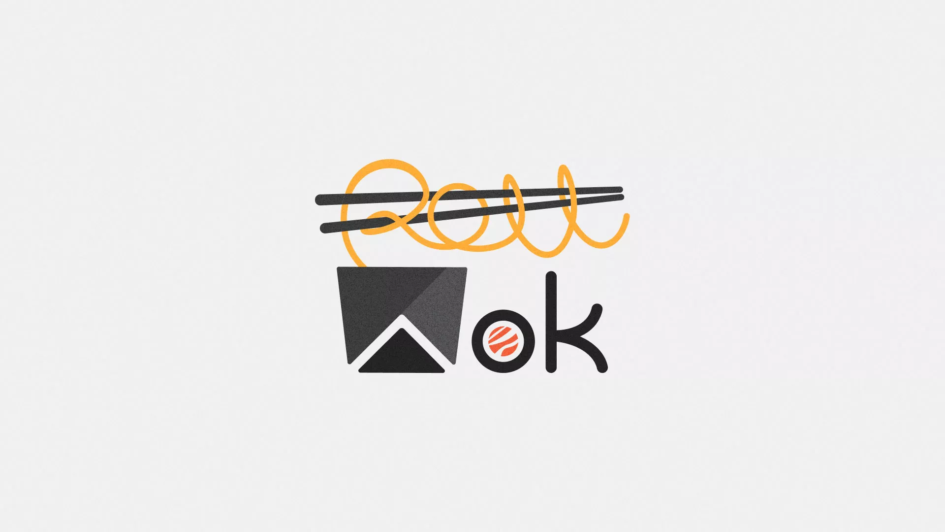 Разработка логотипа в Березниках для суши-бара «Roll Wok Club» Разработка логотипа в Березниках для суши-бара «Roll Wok Club»